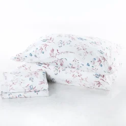 Jogo cama de casal LITTLE COTTAGE floral pastel 240x290cm