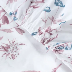 Jogo cama de casal LITTLE COTTAGE floral pastel 240x290cm