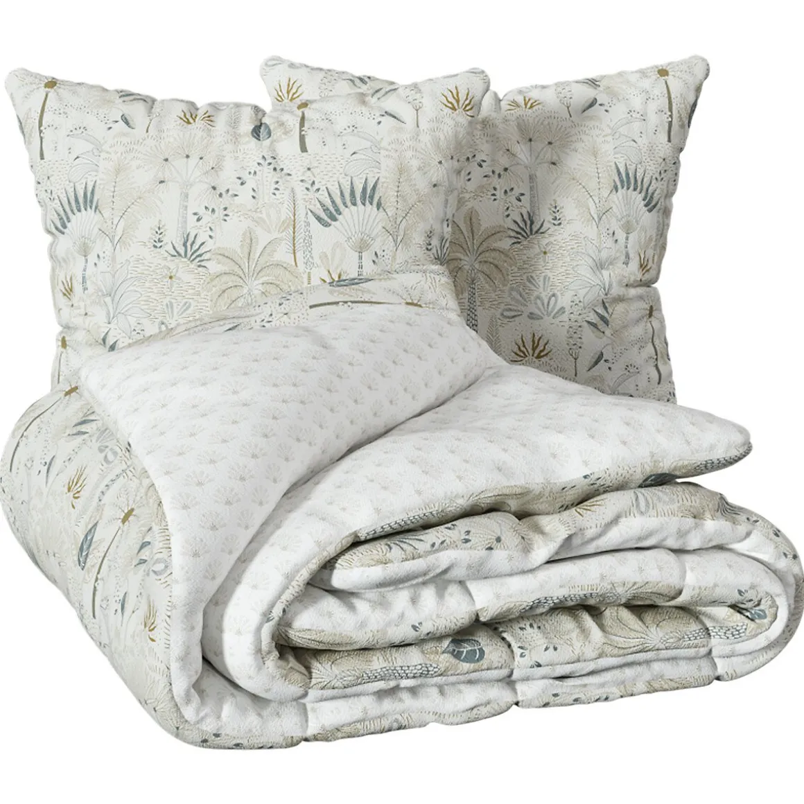 Jogo de cama estampado SONIE de algodão 240x220cm