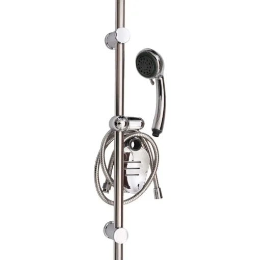 Kit chuveiro 4 funções com saboneteira e mangueira 150cm