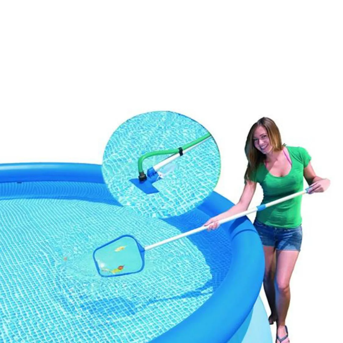 Kit de limpeza para piscina