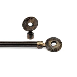 Kit extensível extremidade ETNIKA preto e dourado 120-210cm