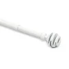 Kit varão extensível branco 120-210cm