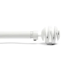 Kit varão extensível branco 120-210cm