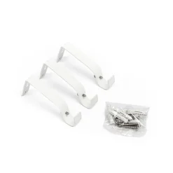 Kit varão extensível branco 120-210cm