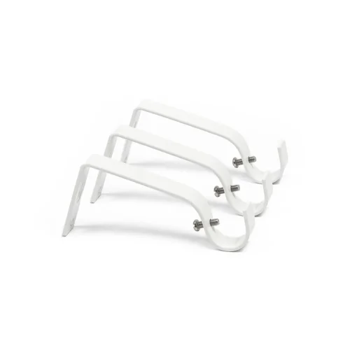 Kit varão extensível branco 120-210cm