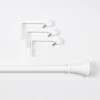 Kit varão extensível branco 210-380cm