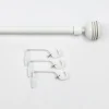 Kit varão extensível branco 120-210cm