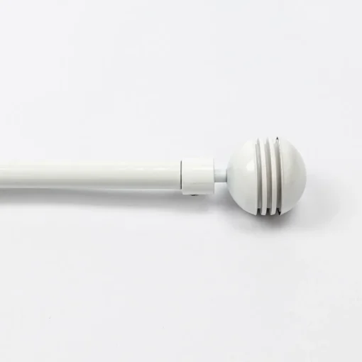 Kit varão extensível branco 120-210cm