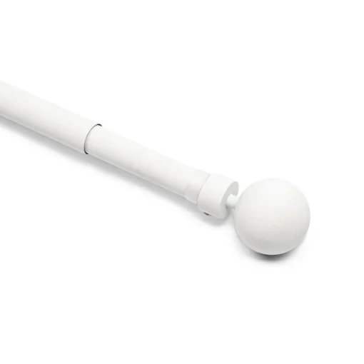 Kit varão extensível branco 210-380cm