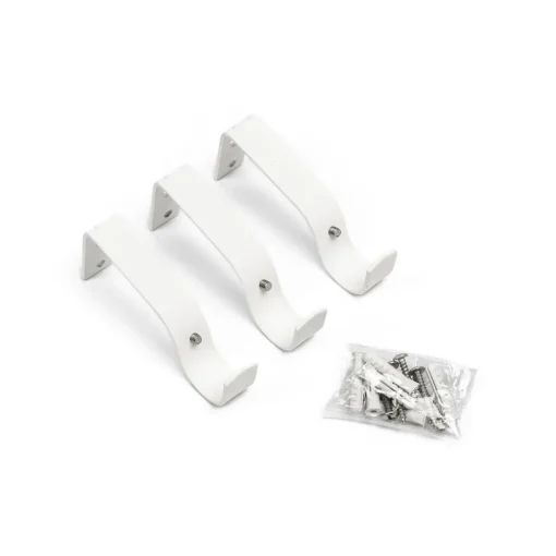 Kit varão extensível branco 210-380cm