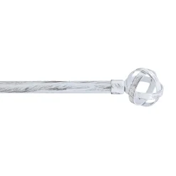 Kit varão extensível branco 120-210cm