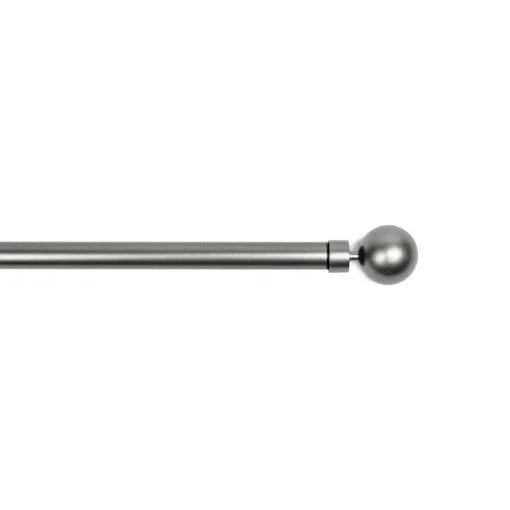 Kit varão extensível cinza 120-210cm