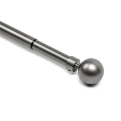 Kit varão extensível cinza 210-380cm