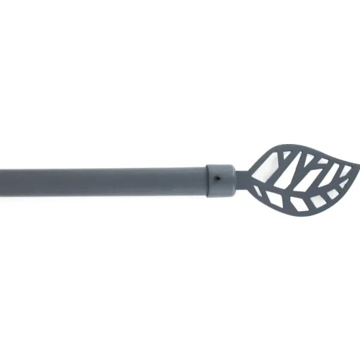 Kit varão extensível cinza 120-210cm