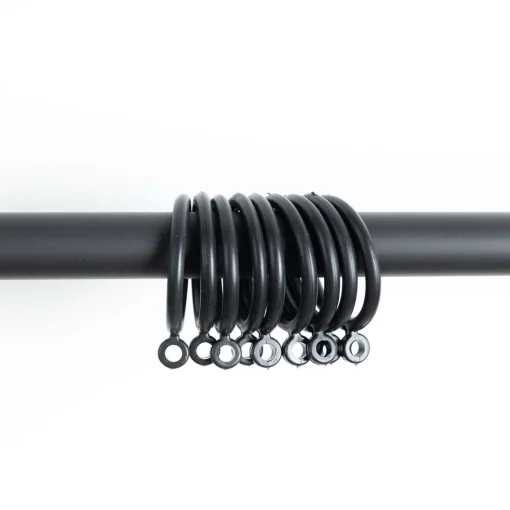 Kit varão extensível CROSSE preto mate 100-190cm