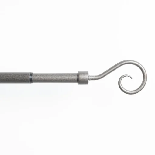 Kit varão extensível CROSSE cinza 100-190cm
