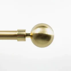 Kit varão extensível dourado 120-210cm