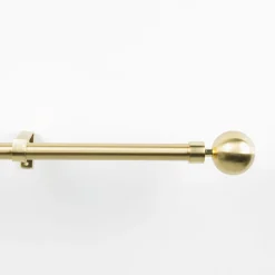 Kit varão extensível dourado 120-210cm