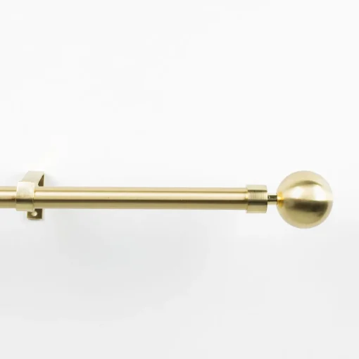 Kit varão extensível dourado 120-210cm