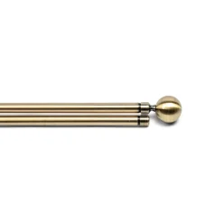 Kit varão extensível duplo bronze 210-380cm