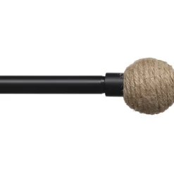 Kit varão extensível EDEN preto mate 140-260cm