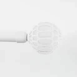 Kit varão extensível FACETTE branco mate 120-210cm