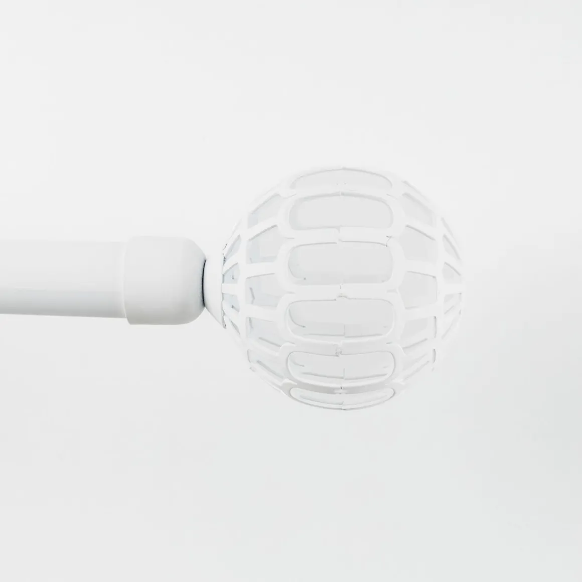 Kit varão extensível FACETTE branco mate 120-210cm