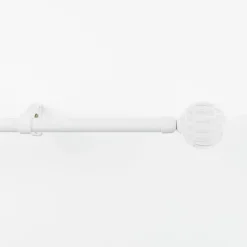 Kit varão extensível FACETTE branco mate 120-210cm