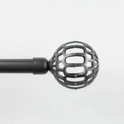 Kit varão extensível FACETTE cinza 120-210cm