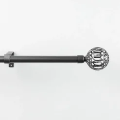 Kit varão extensível FACETTE cinza 120-210cm