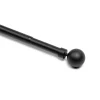 Kit varão extensível GAIA preto mate 210-380cm