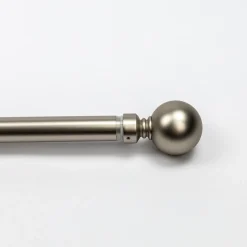 Kit varão extensível prateado 120-210cm