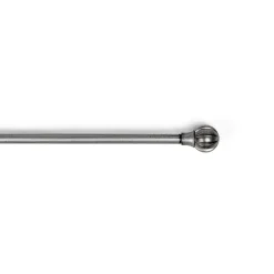 Kit varão extensível prateado 210-380cm