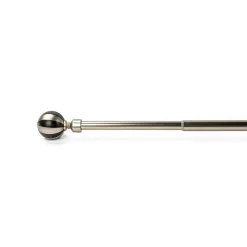 Kit varão extensível prateado 210-380cm