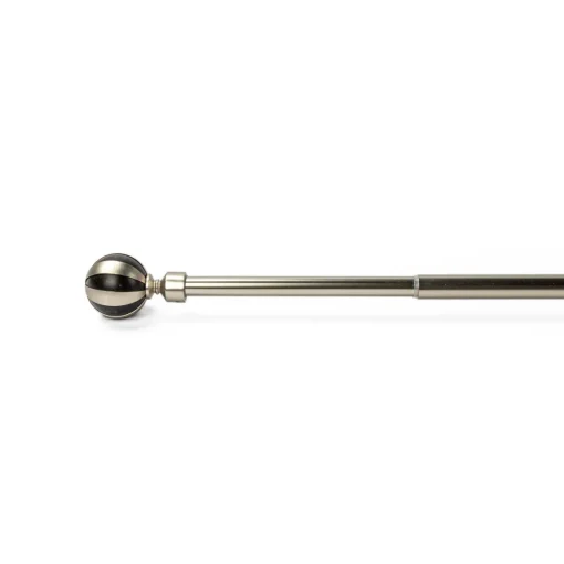 Kit varão extensível prateado 210-380cm