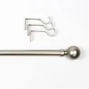 Kit varão extensível prateado 120-210cm d28cm