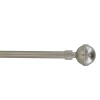 Kit varão extensível prateado 120-210cm