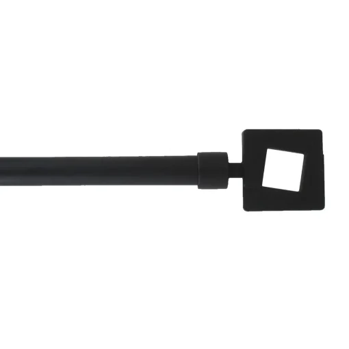 Kit varão extensível preto 120-210cm