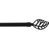 Kit varão extensível preto 210-380cm