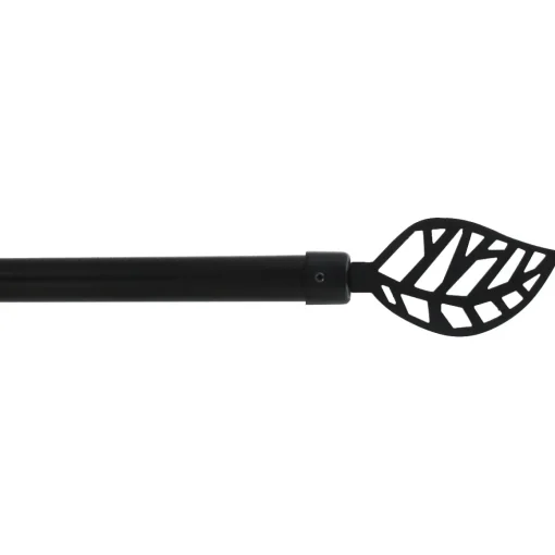 Kit varão extensível preto 210-380cm