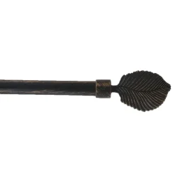 Kit varão extensível preto 210-380cm