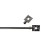 Kit varão extensível solaire grafite 120-210cm