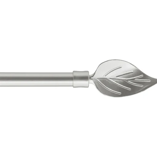 Kit varão extensível VALERY prateado 120-210cm