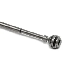 Kit varão extensível villa LOUISE cinza 120-210cm
