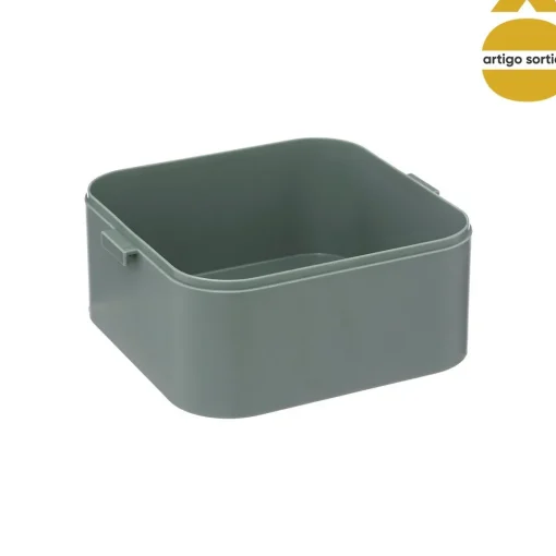 Lancheira quadrada com 2 compartimentos 1,5l