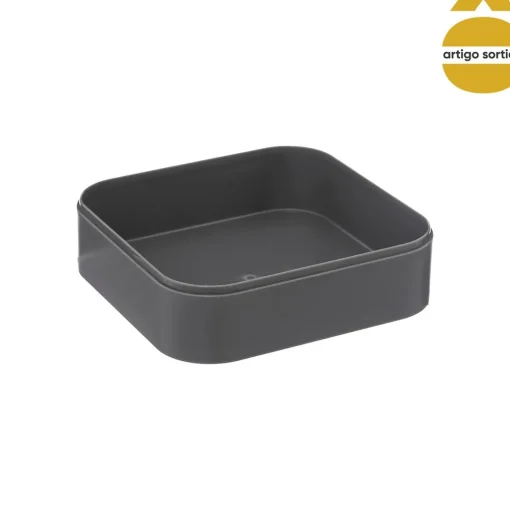 Lancheira quadrada com 2 compartimentos 1,5l