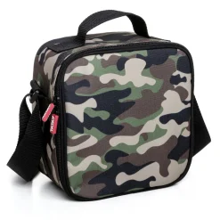 Lancheira térmica verde camuflagem
