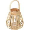 Lanterna decorativa em bambu cor natural