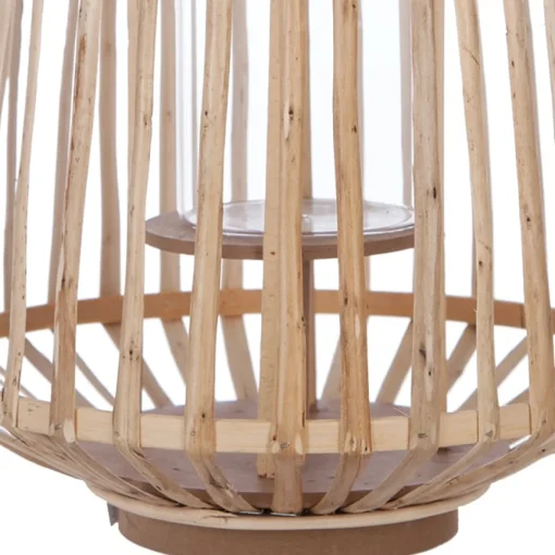 Lanterna decorativa em rattan natural